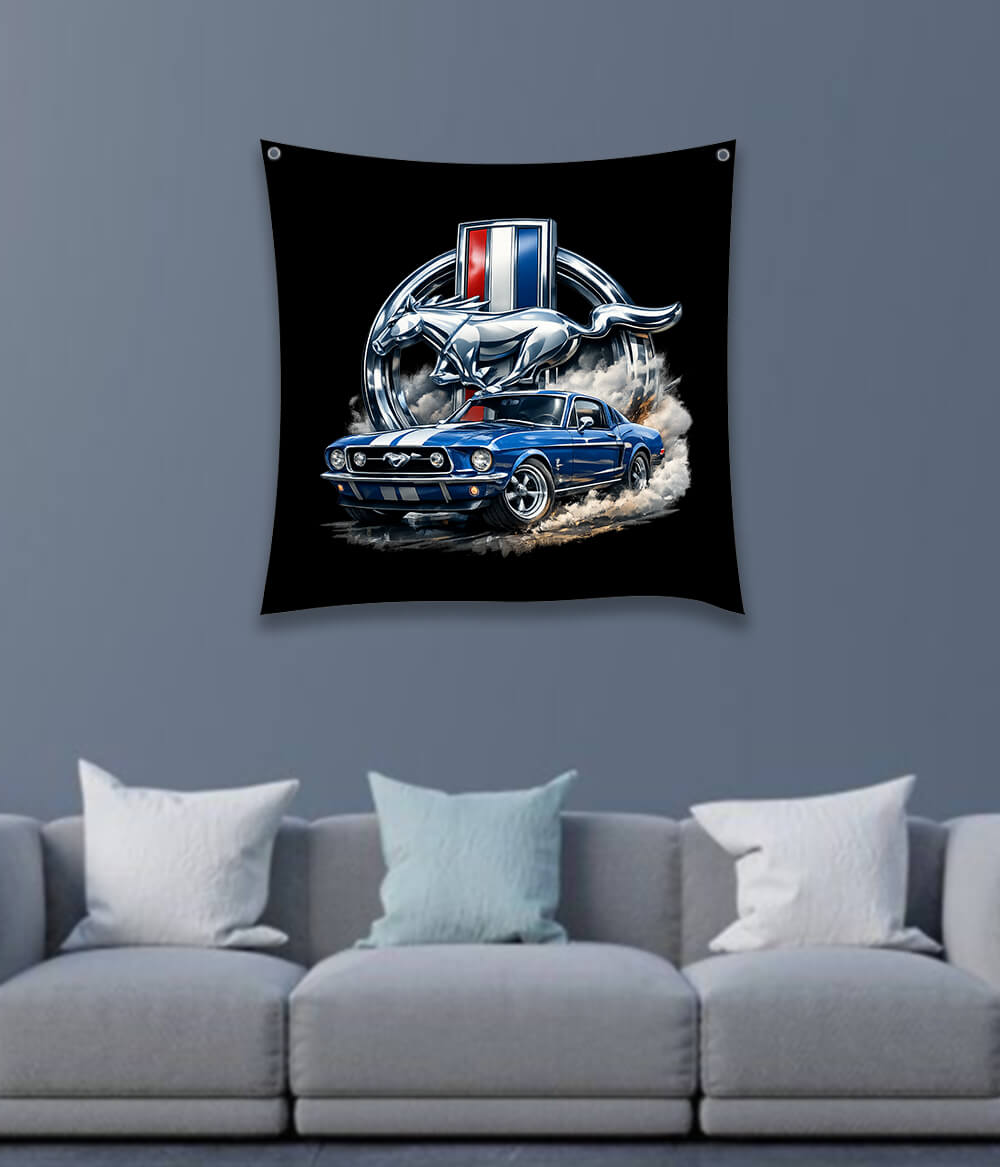 Ford Legendary Racing Car Tapestry