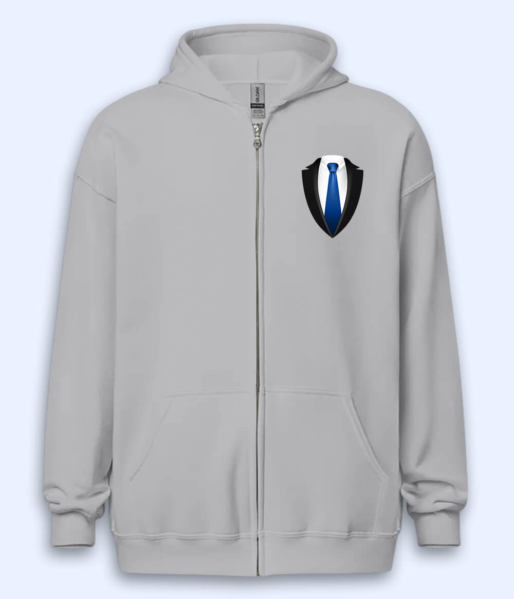 Formal Suit Zipper Hoodie