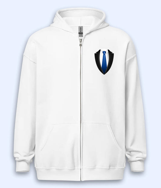 Formal Suit Zipper Hoodie