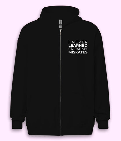 Fun English Quote Zipper Hoodie (Unisex)