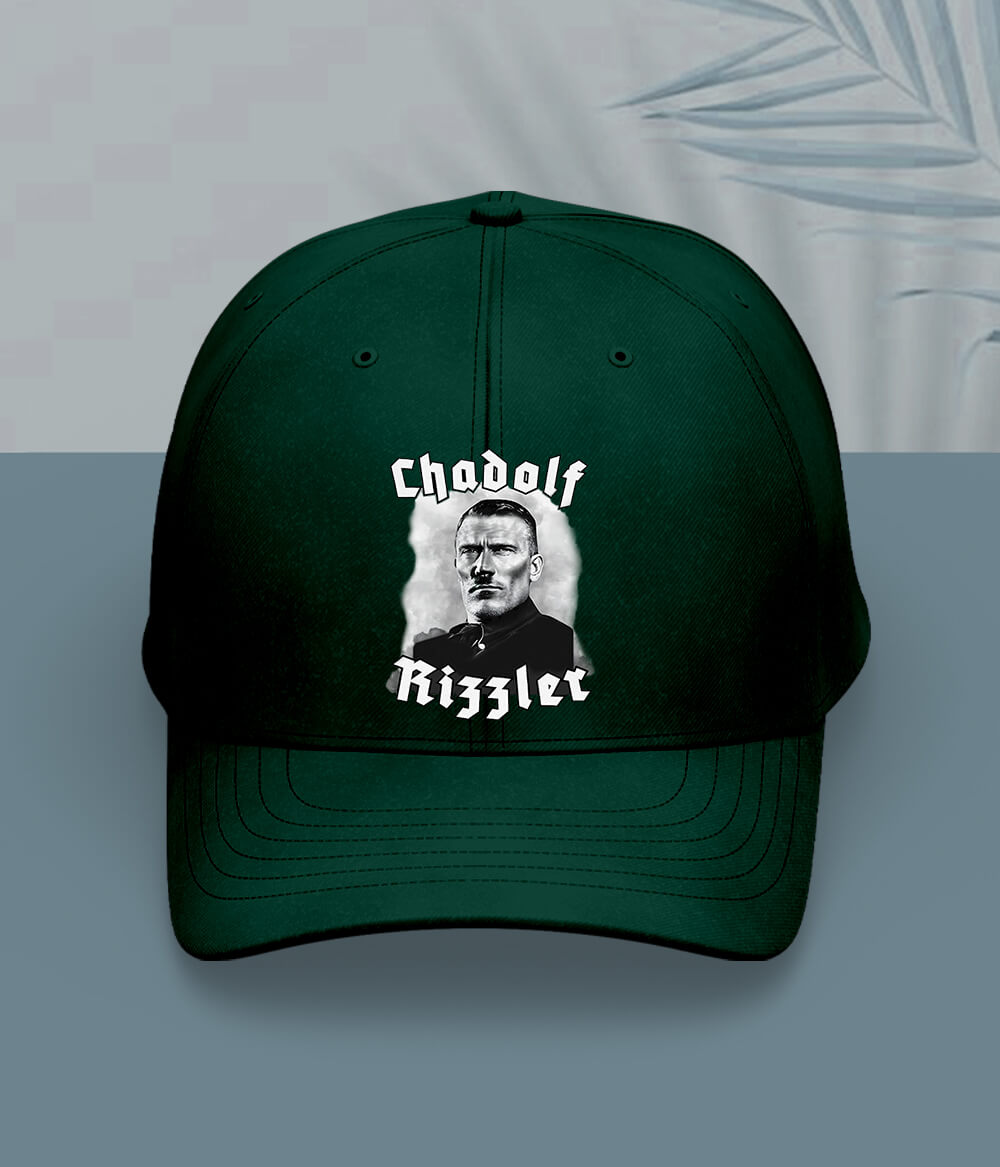 Green Funny Chad Cap