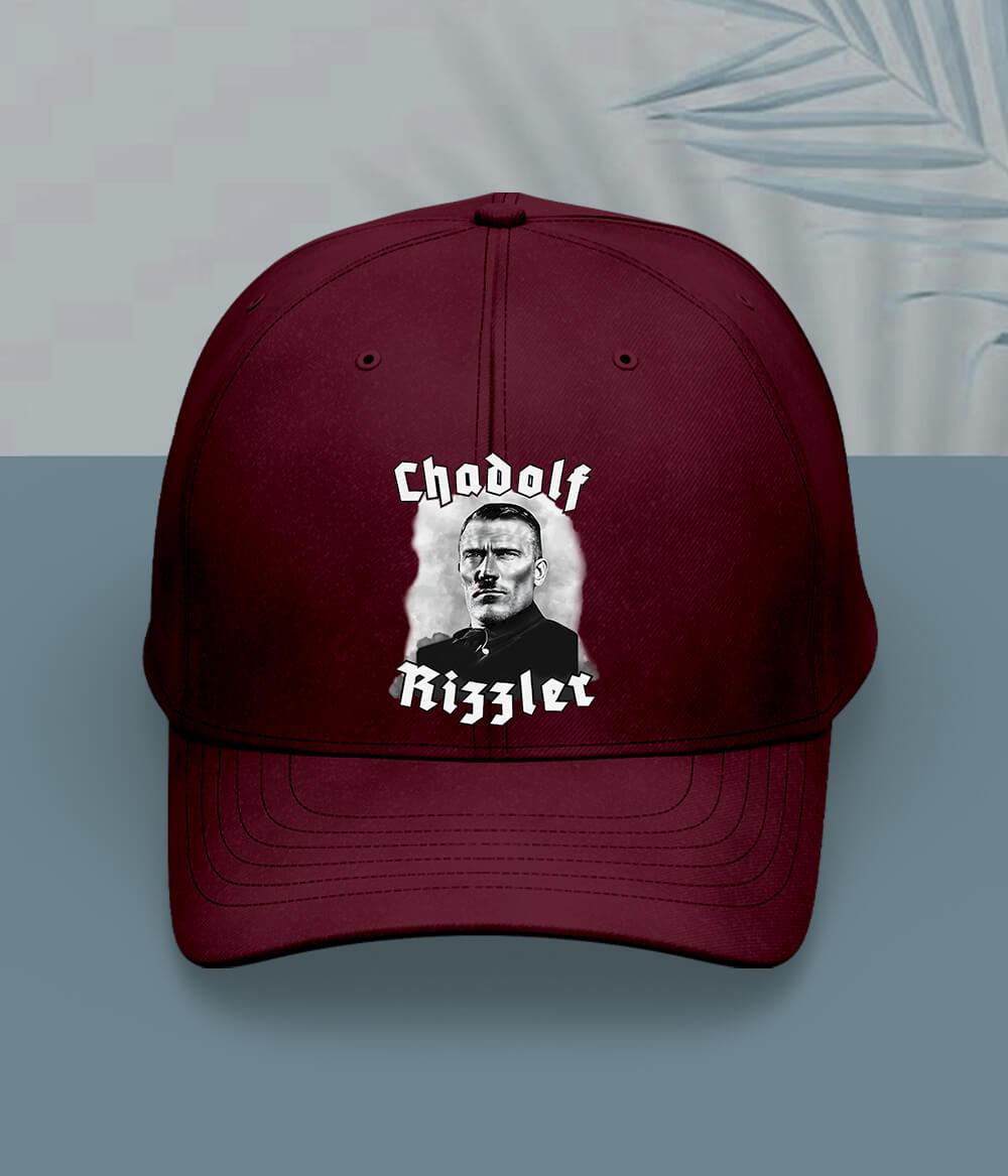 Maroon Funny Chad Cap