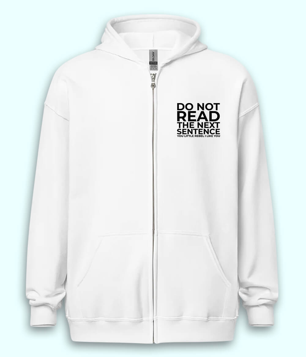 Funny Rebe Zipper Hoodie (Unisex)