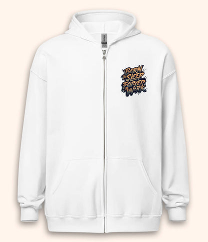 Funny Work Quote Zipper Hoodie (Unisex)