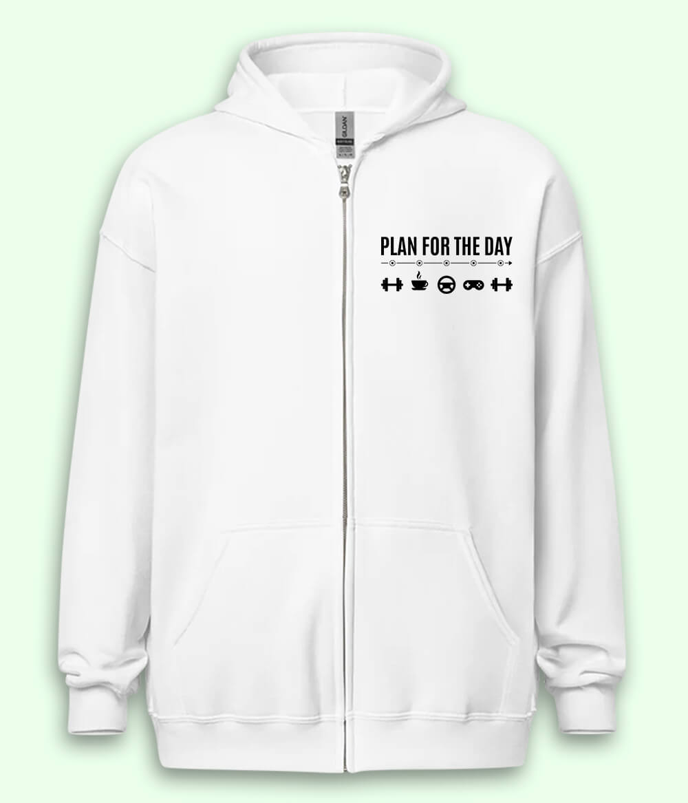 Funny Workout Zipper Hoodie (Unisex)