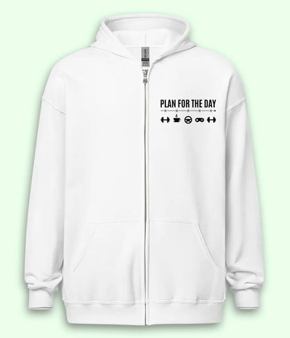 Funny Workout Zipper Hoodie (Unisex)