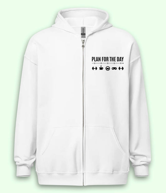 Funny Workout Zipper Hoodie (Unisex)