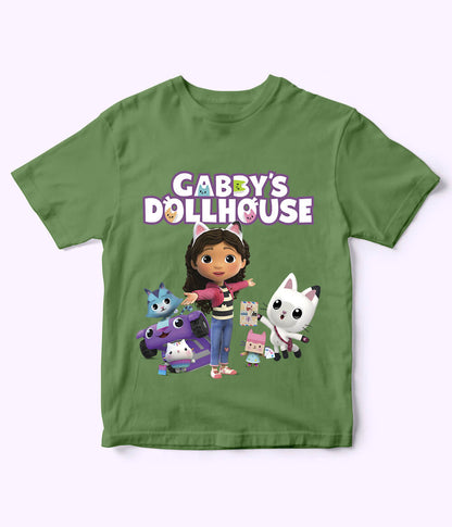 Gabby Dollhouse Knorr Green Shirt for Girls