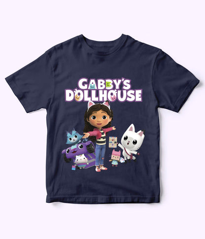 Gabby Dollhouse Navy Blue Shirt for Girls