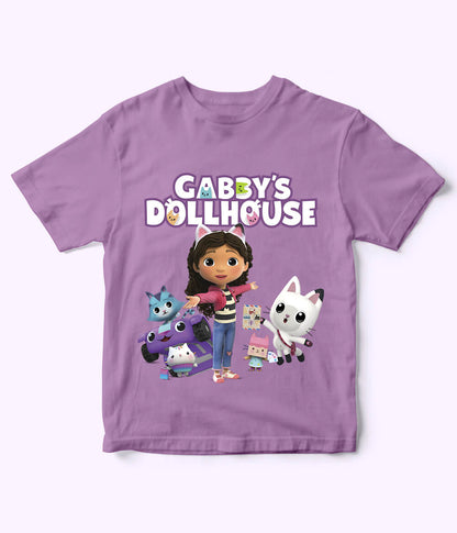 Gabby Dollhouse Purple Shirt for Girls
