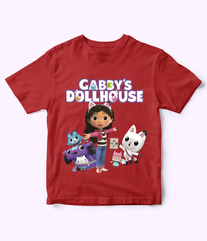 Gabby Dollhouse Red Shirt for Girls