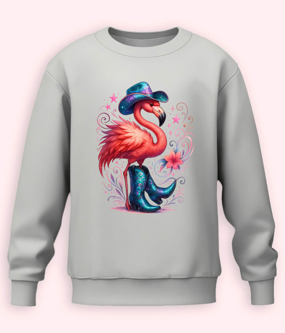 Girl Stylish Heather Grey Sweatshirt