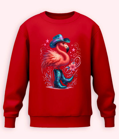 Girl Stylish Red Sweatshirt