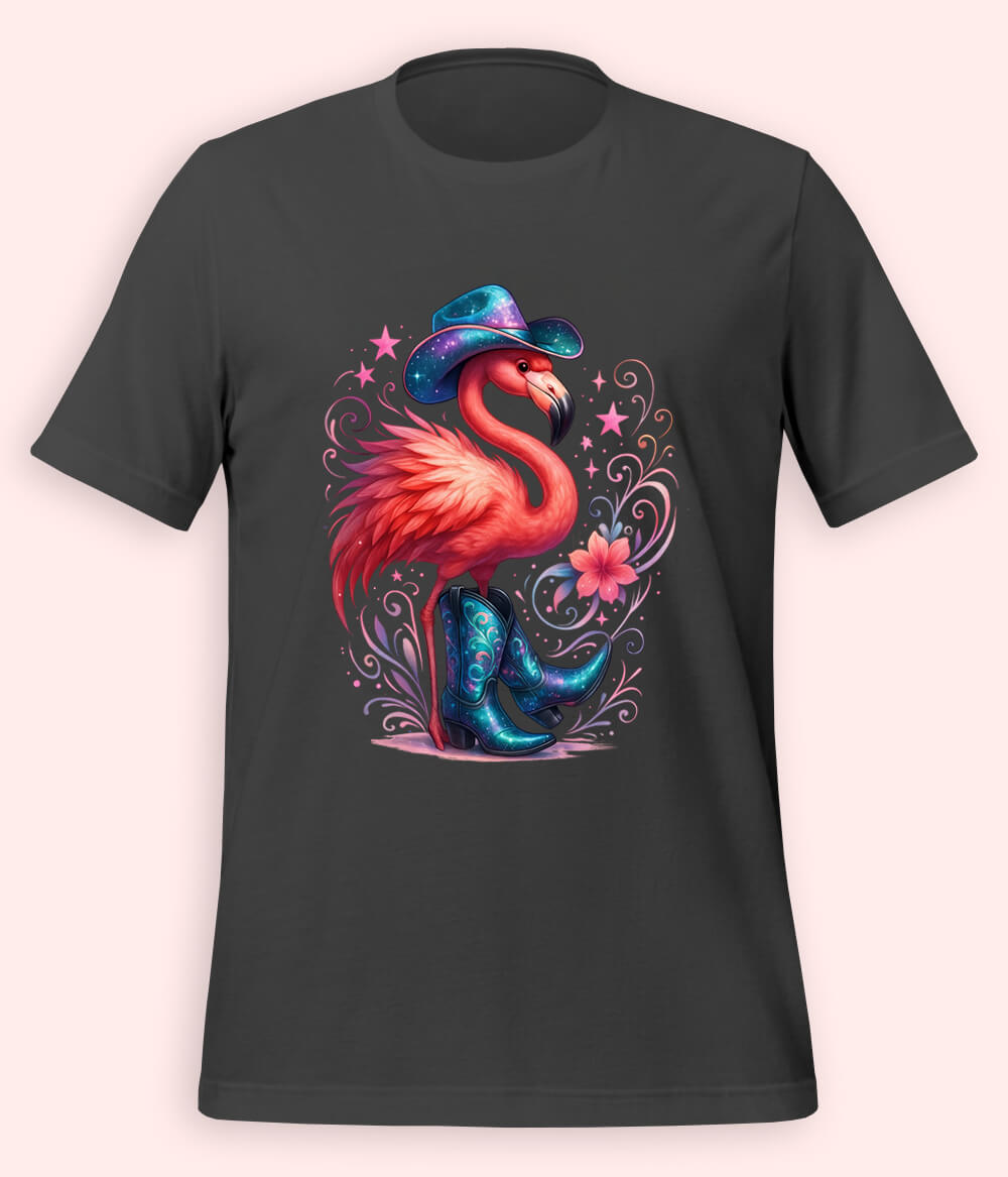 Girls Fashion Charcoal Grey T-Shirt