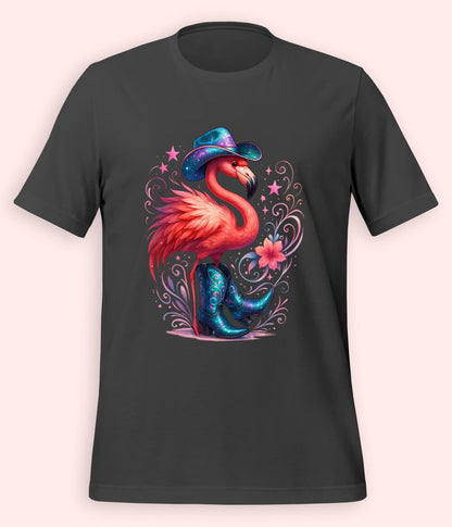 Girls Fashion Charcoal Grey T-Shirt