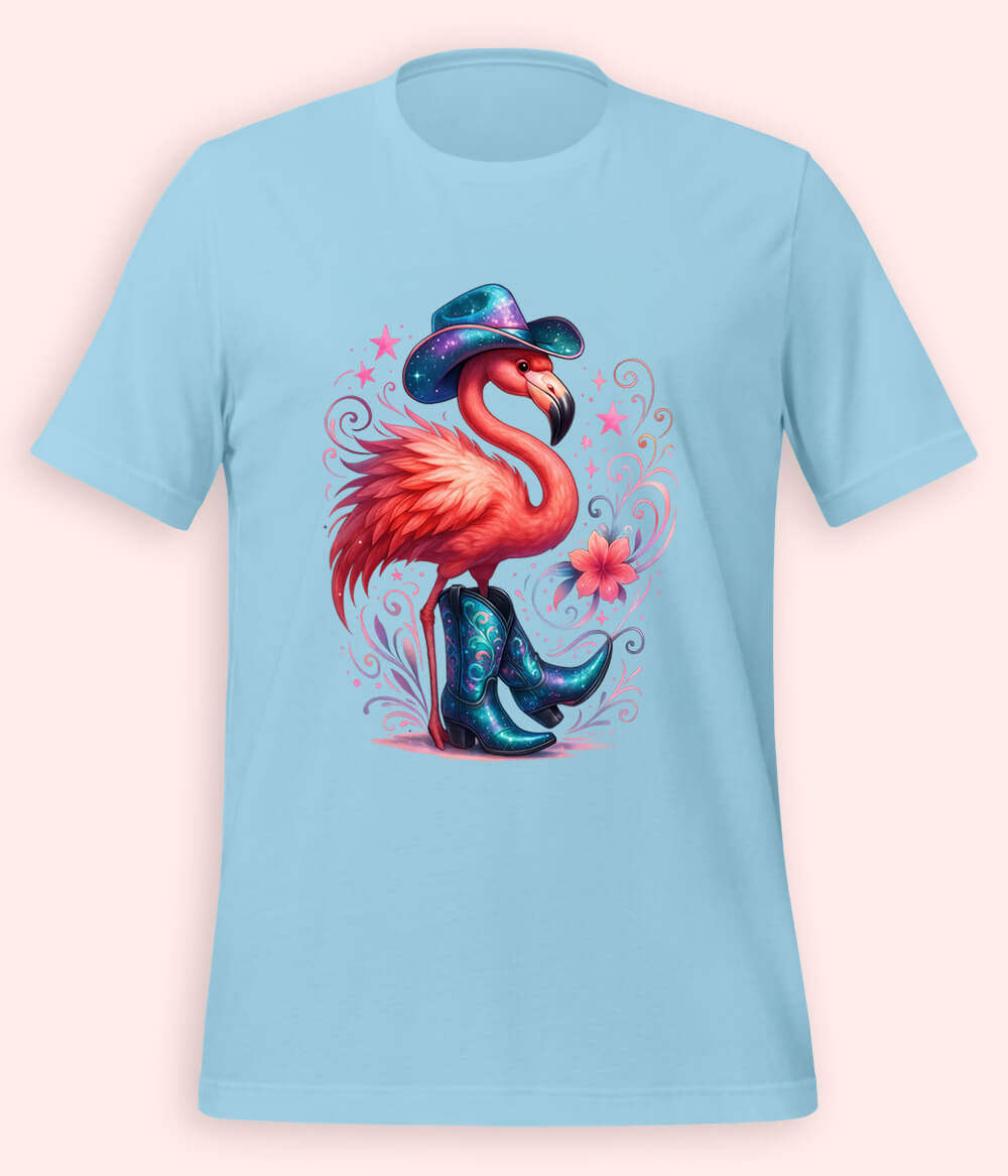 Girls Fashion Sky Blue T-Shirt