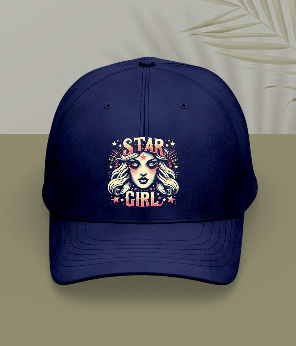Navy Blue Girls Cap