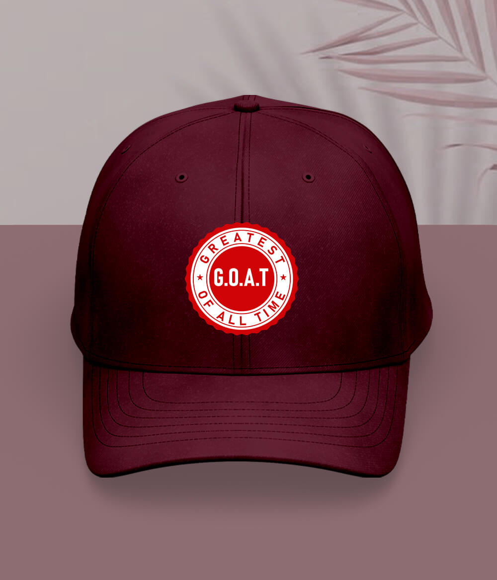 Maroon Goat Essential Cap