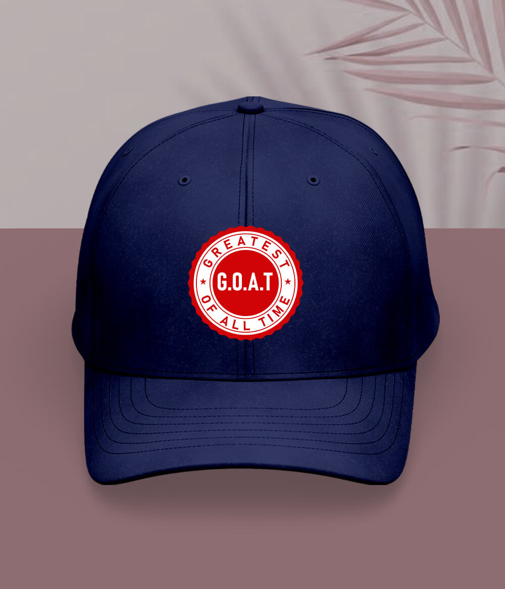 Navy Blue Goat Essential Cap