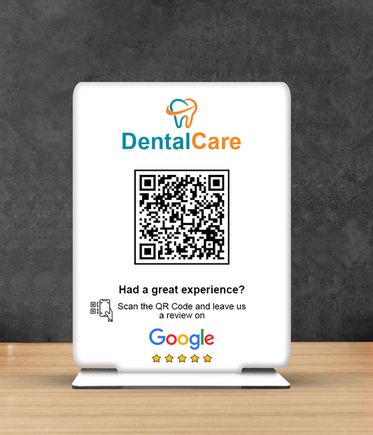 Google Review QR Plate (Customizable)