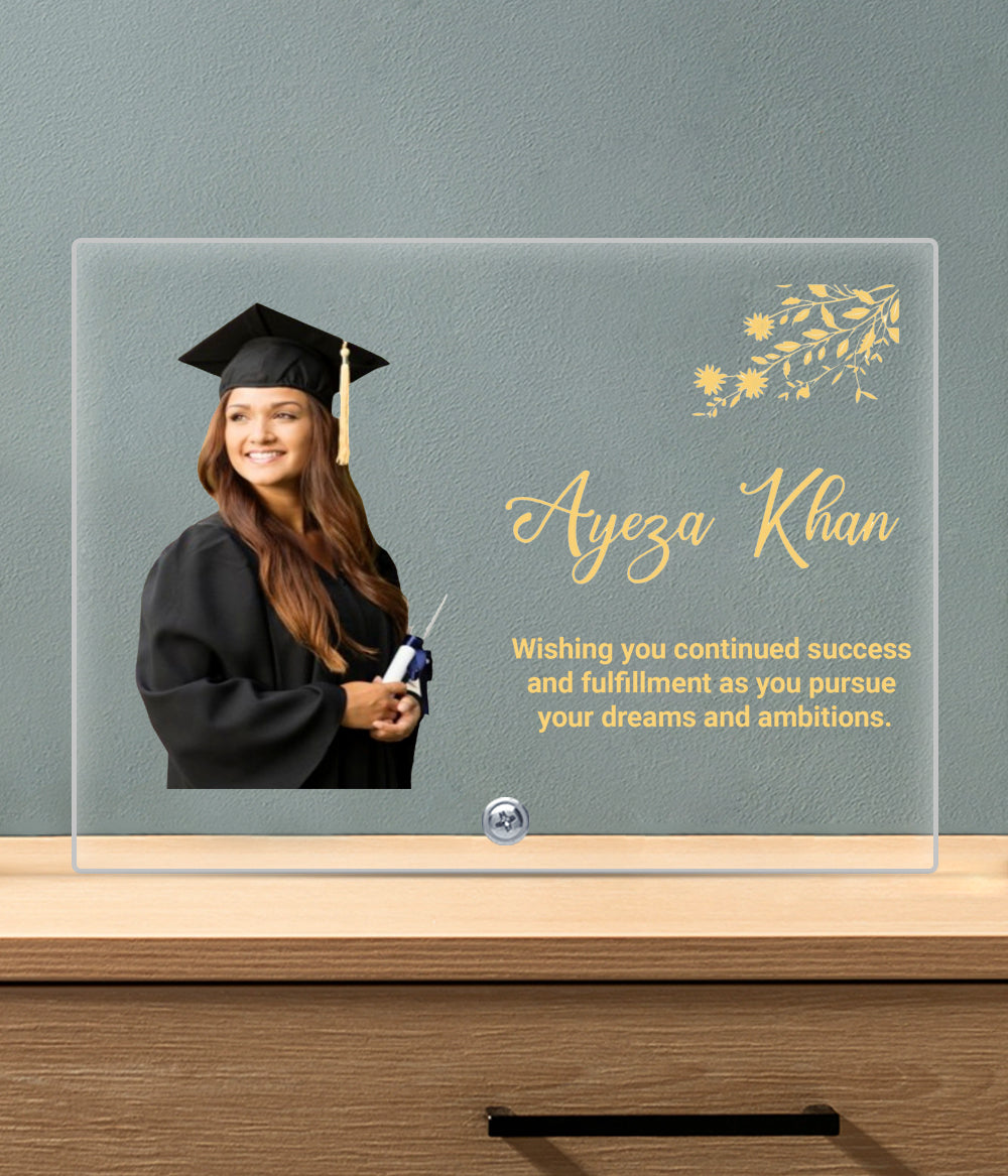 Graduation Plaque (Customizable)