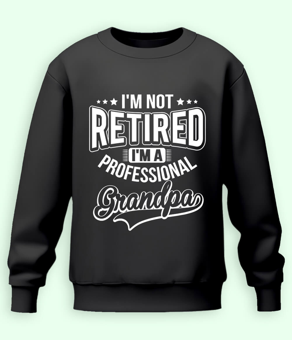 Charcoal Grey Grandfather Sweatshirt