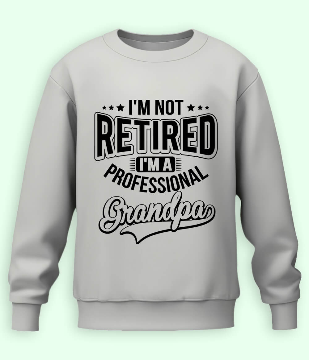Heather Grey Grandfather Sweatshirt