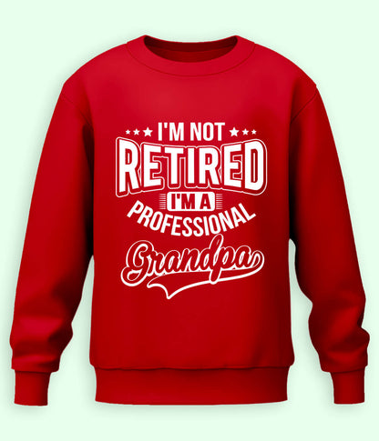 Red Grandfather Sweatshirt