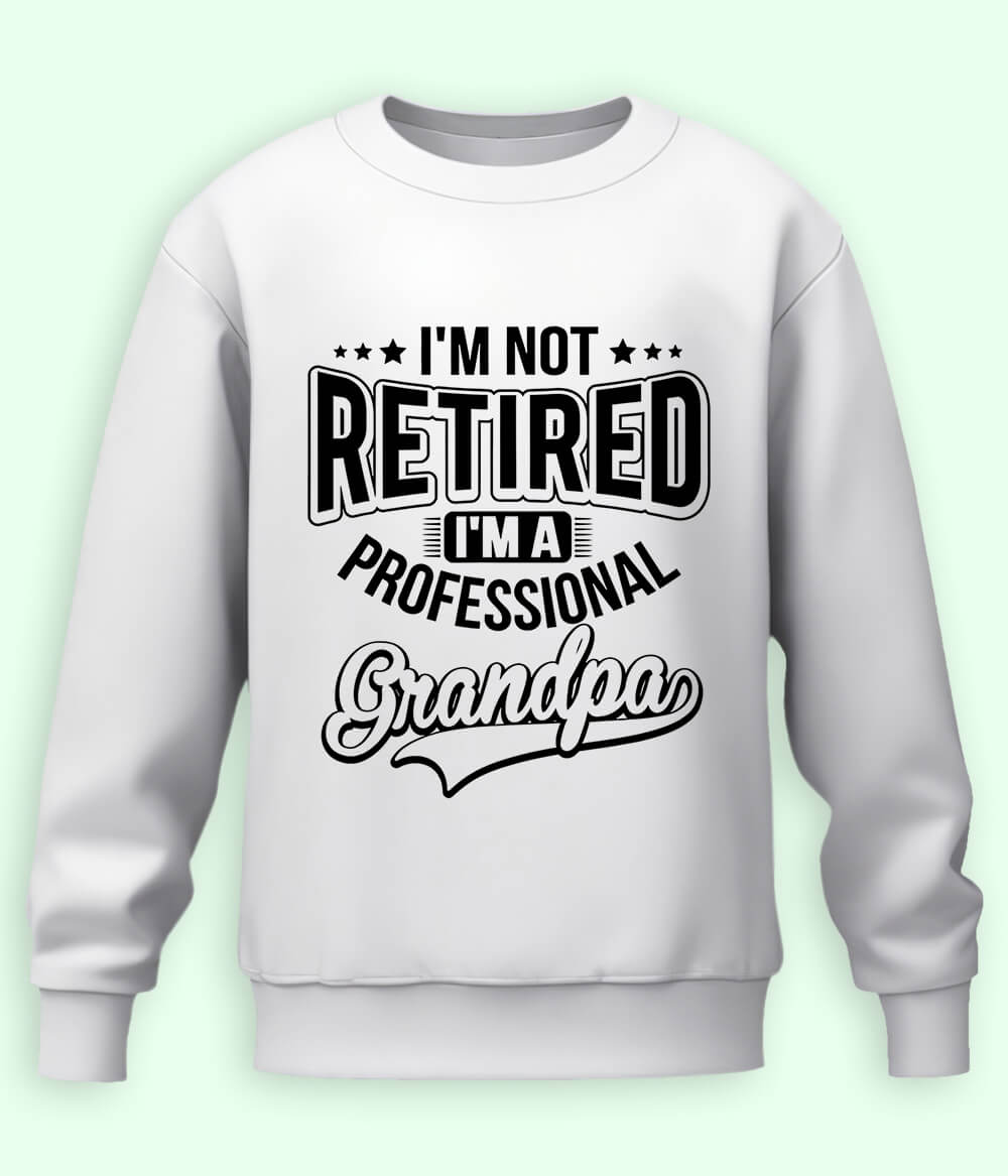 White Grandfather Sweatshirt