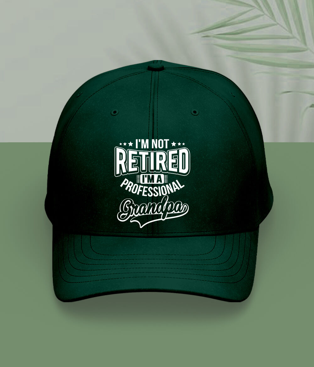 Green Grandpa Cap
