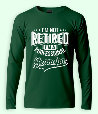 Green Grandpa Long Sleeve T-Shirt