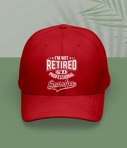 Red Grandpa Cap