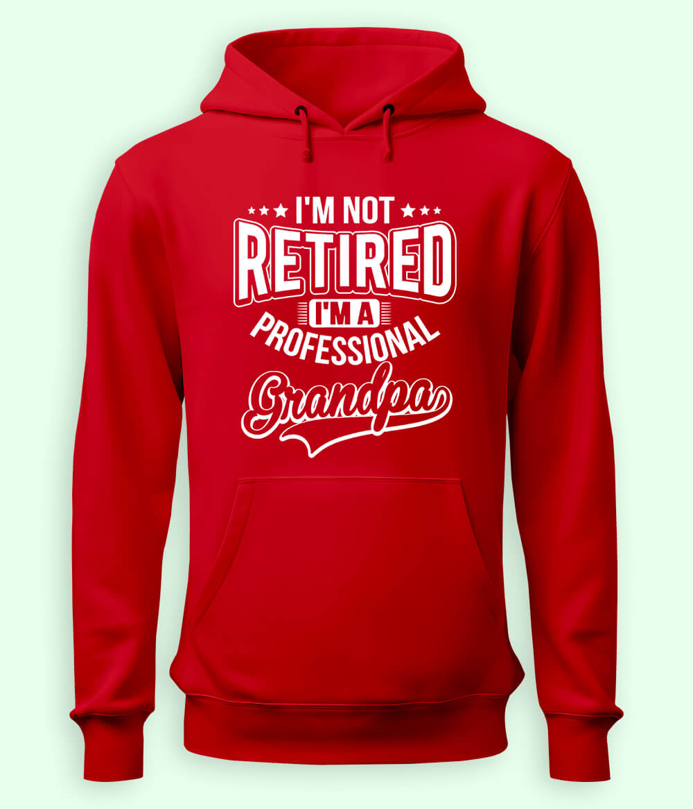 Red Grandpa Hoodie