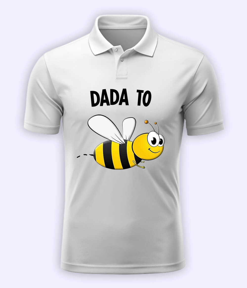 White Grandpa to be Polo T-Shirt
