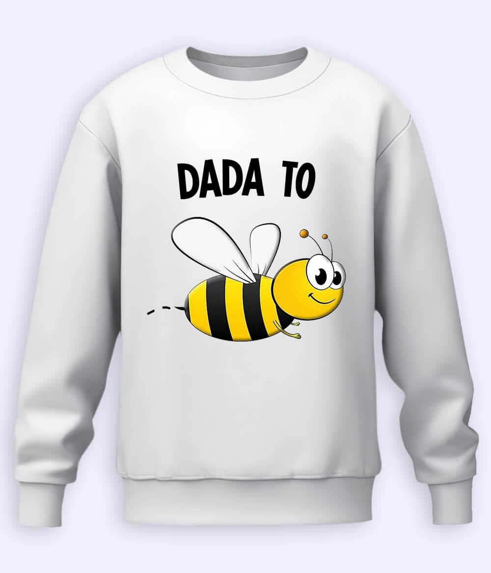 White Grandpa to be Sweatshirt