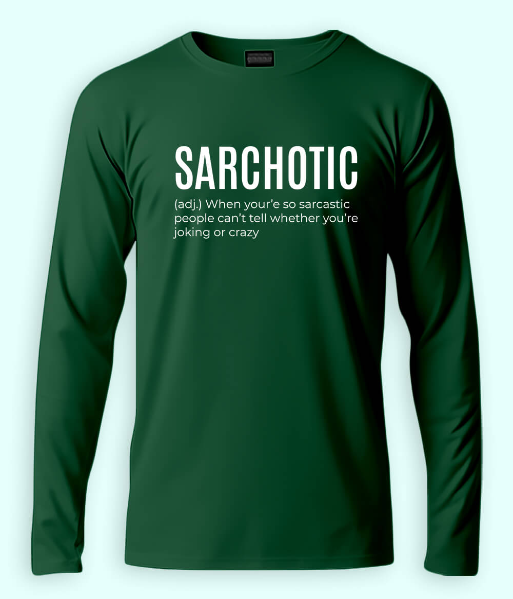 Sarcasm Meme Full Sleeve Shirt (Unisex)