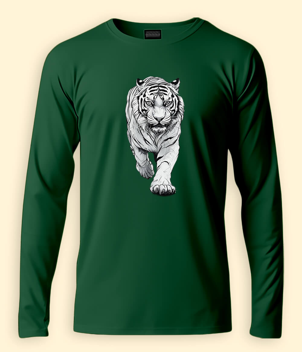 White Tiger Full sleeve T-Shirt