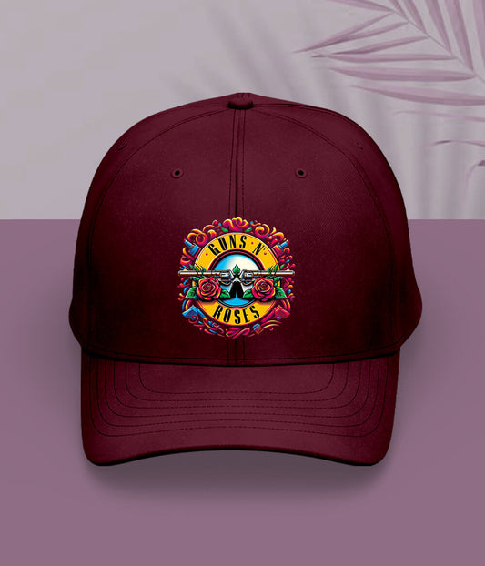 Maroon Guns N Roses Cap