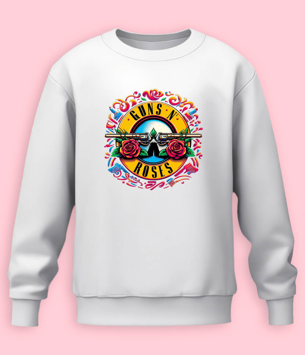 Guns N' Roses Unisex Classic Logo Sweatshirt