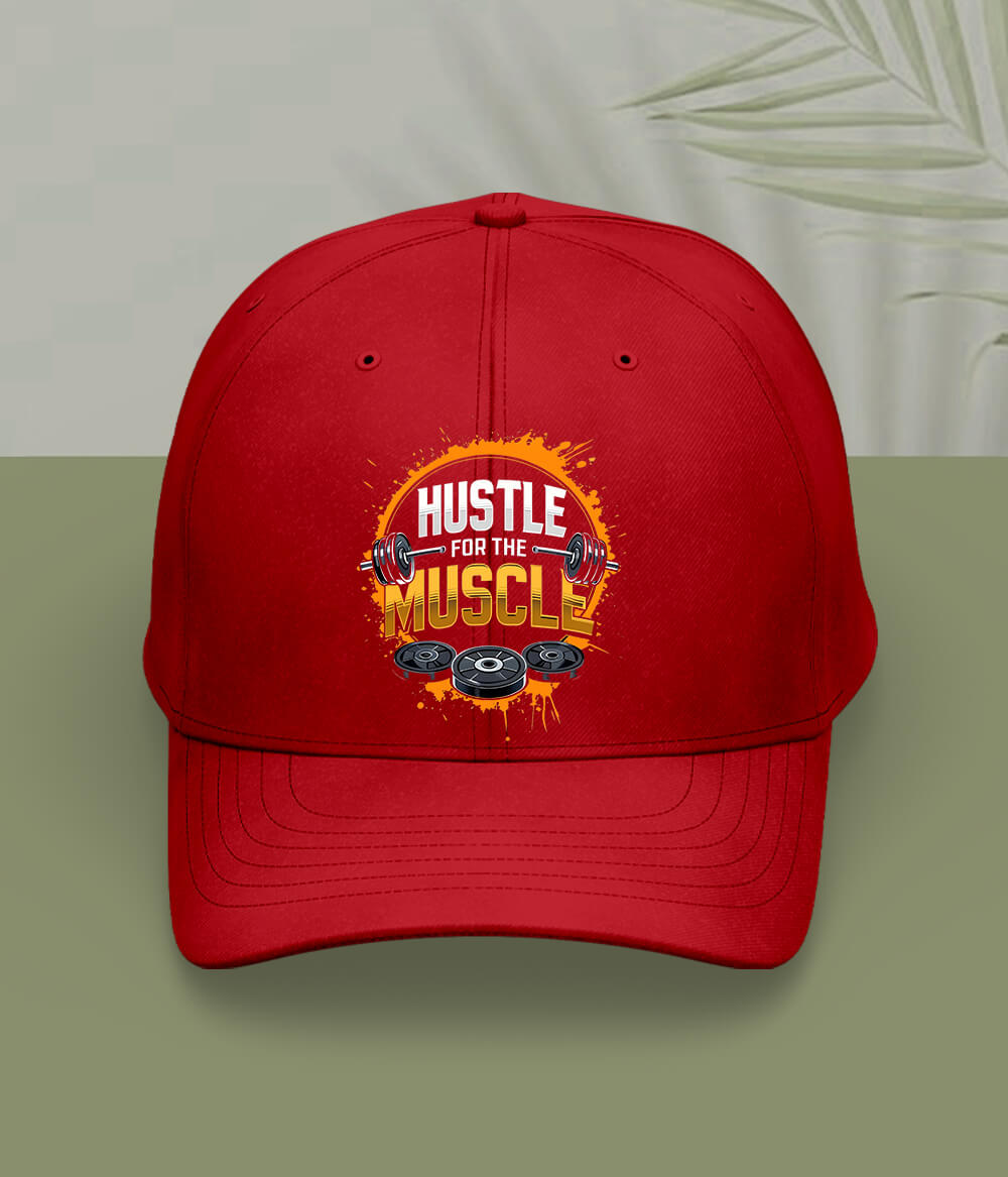 Red Gym Hussle Cap