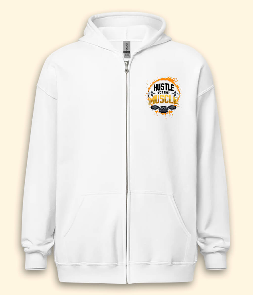 Gym Hussle Zipper Hoodie (Unisex)