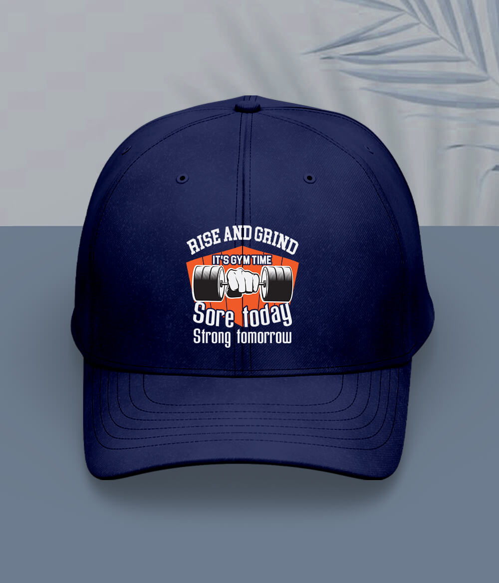 Navy Blue Gym Cap