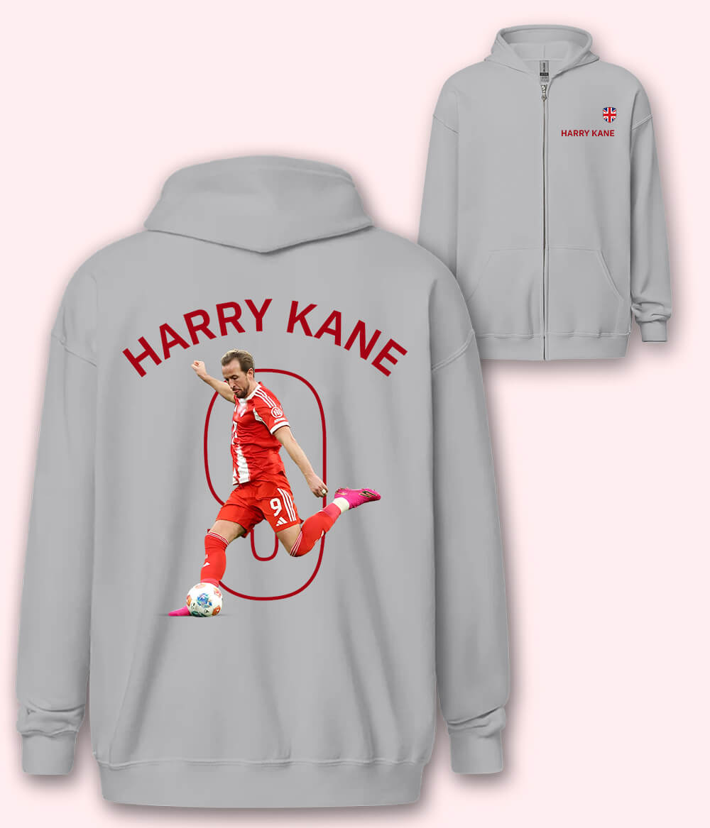 Harry Kane Bayern Munich Fan Zipper Hoodie