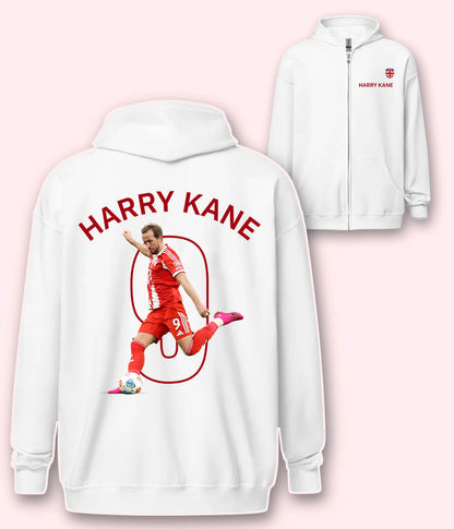 Harry Kane Bayern Munich Fan Zipper Hoodie