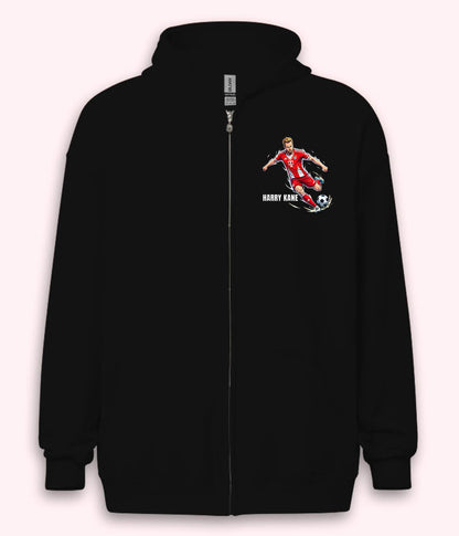 Harry Kane Bayern Munich Graphic Zipper Hoodie