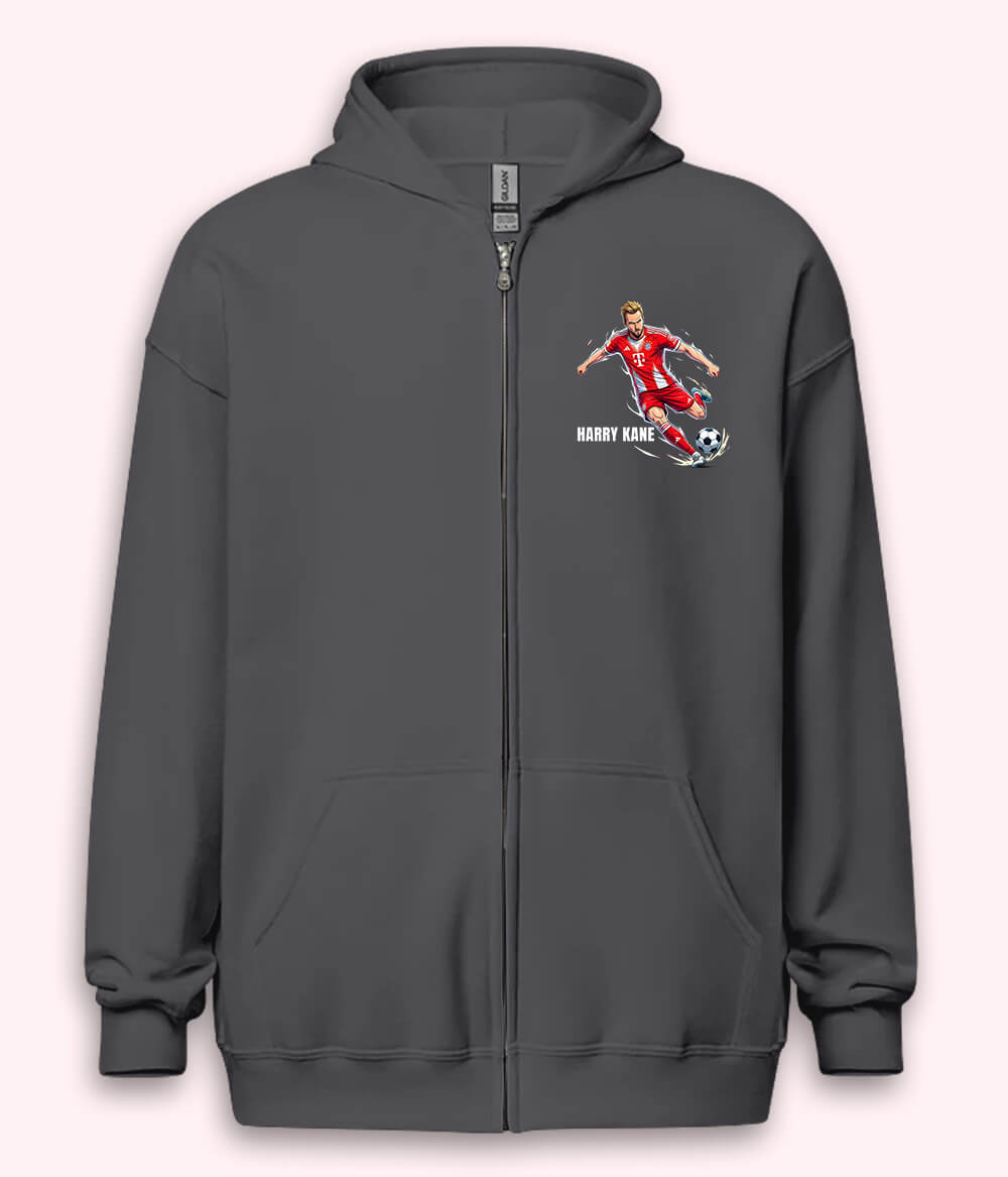Harry Kane Bayern Munich Graphic Zipper Hoodie