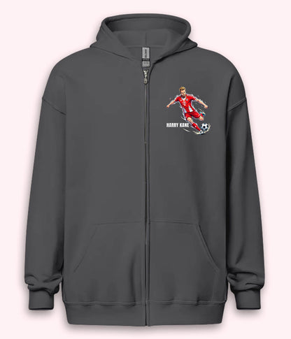 Harry Kane Bayern Munich Graphic Zipper Hoodie