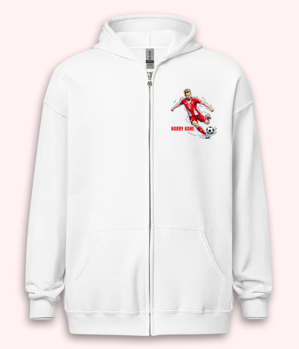 Harry Kane Bayern Munich Graphic Zipper Hoodie