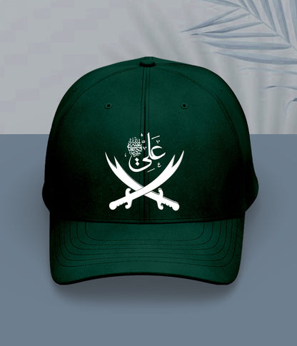 Green Hazrat Imam Ali Cap