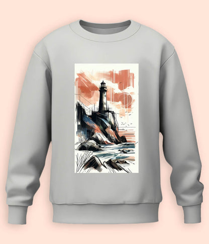 Gift for Ocean Lovers Lighthouse Sweatshirt